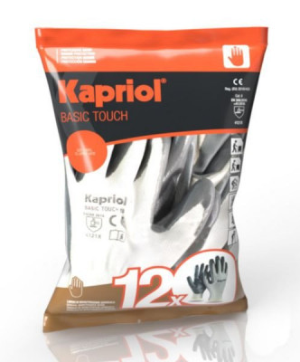 Gants Basic Touch - taille 9 - sachet de 12 pièces KAPRIOL