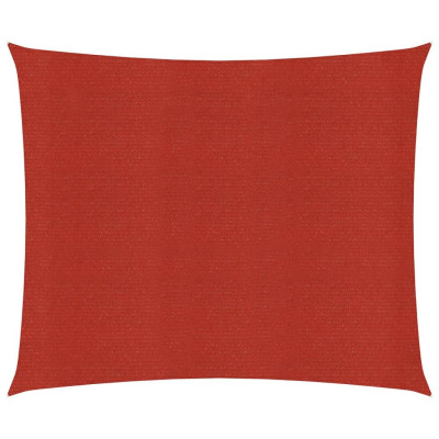 Voile d'ombrage 160 g/m² 2 x 2 m PEHD rouge 02_0009252