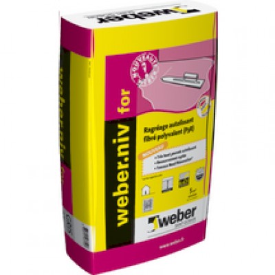 Enduit de ragréage WEBER.NIV FOR sac de 25kg