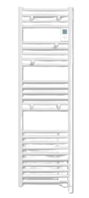 Sèche-serviette 1500W DORIS DIGITAL ETROIT soufflant blanc brillant - ATLANTIC - 851265