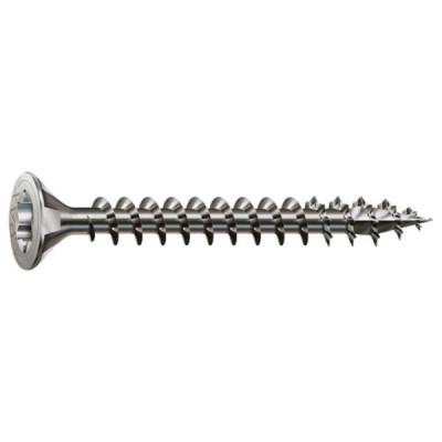 Vis tête fraisée Torx filetage partiel inox A2  6 x 100 mm boîte de 100 pièces SPAX