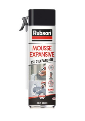 Mousse expansive Rubson multi-usages 15 l d'expansion aérosol de 345 ml RUBSON