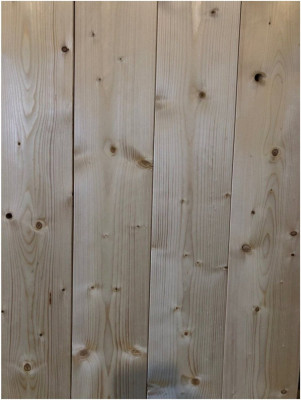 Bardage Epicéa blanc- profil micro chanfrein - 21x181x2650 mm - déclassé choix B