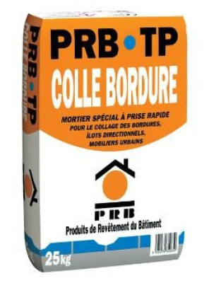 Mortier colle bordure béton TP sac 25 kg PRB