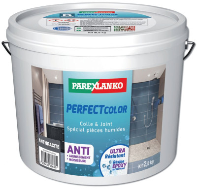 Colle et joint époxy 549 Perfect color anthracite 2.5 Kg PAREXLANKO