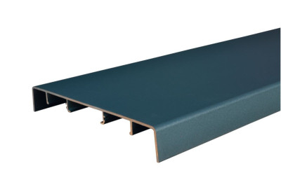 Couvertine Odemur plat aluminium anthracite 7016 structuré 3100 x 270 mm LIMAT