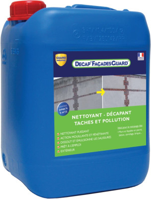 Nettoyant Décap'Façades bidon de 5 l GUARD INDUSTRIE