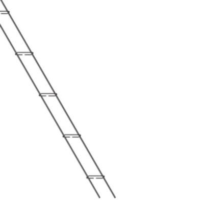 Armature de chaînage filants 2HA10 longueur 6 m diamètre tiges 10 mm côtés 4x10 cm espace éléments transversaux 46 cm FIMUREX