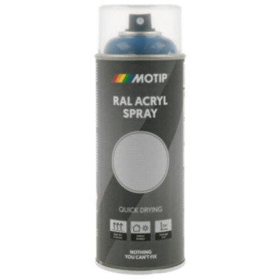 Peinture acrylique blanc brillant aérosol de 400 ml MOTIP