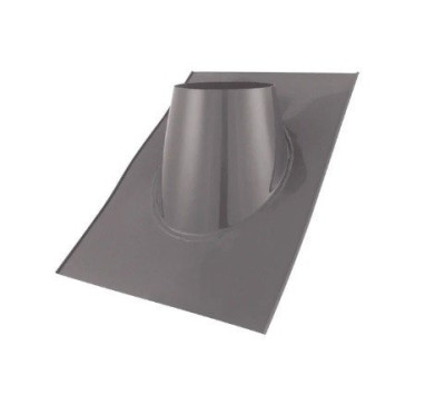 Solin bavette plomb tuile plate et à onde 10 à 30 Apollo PP ral 8003 diamètre 150 mm JONCOUX ISOTIP