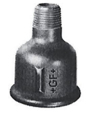 Manchon réduit N° 246 fonte malléable mâle-femelle galvanisée 20-15 mm ATUSA