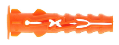 Cheville Nylon matériaux pleins NYL6 avec collerette boîte de 100 SPIT
