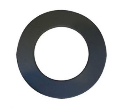 Rosace de finition Inox-Galva ROS EDP180 230 noir mat ral 9019 diamètre 180 / 230 mm POUJOULAT