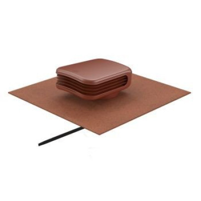 Terminal de ventilation Valetis rouge diamètre 160 mm UBBINK