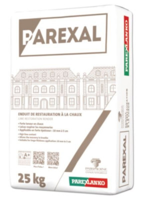 Enduit base de chaux Parexal vieux rose R50 sac de 25 kg PAREXLANKO