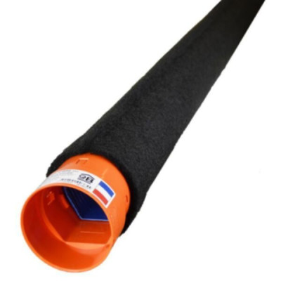 Drain de fondation enrobé PP 450 µ V2 Batifibre SN4 diamètre 90 mm longueur 2,5 m AGRI TUBE EXTRUSION ATE