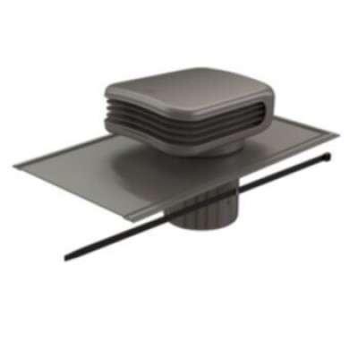 Terminal de ventilation Valetis ardoise anthracite diamètre 160 mm UBBINK