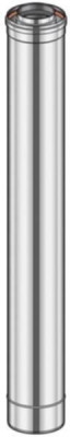 Élément droit pour conduit de cheminée Inox-Galva diamètre 180 mm longueur 1,33 m POUJOULAT