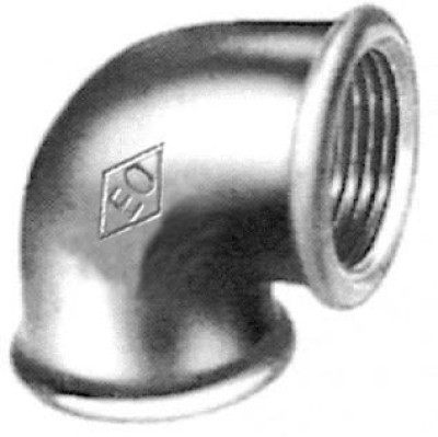 Coude N° 90 fonte malléable femelle-femelle galvanisée 12 x 17 mm ATUSA