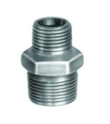Mamelon réduit 245R fonte malléable galvanisée mâle-mâle 26 x 15 SFERACO