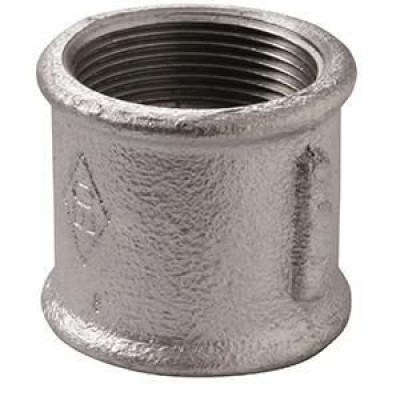 Manchon N° 270 fonte malléable galvanisée 50 x 60 mm ATUSA