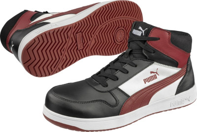 Frontcourt BLK/WHT/RED MID S3L ESD FO HRO SR T43 PUMA