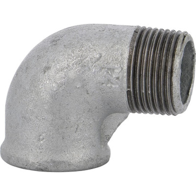 Coude 90° fonte malléable mâle-femelle galvanisée 92 12 x 17 mm SFERACO