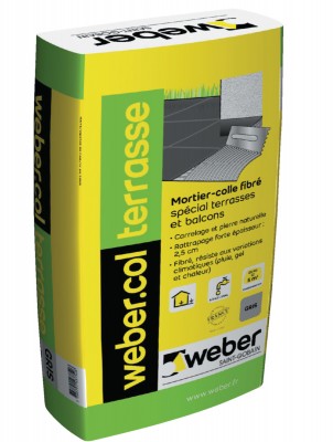 Colle terrasse gris 25kg