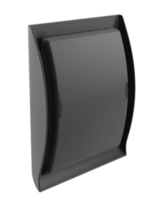 Grille Design de ventilation gris anthracite pour appareil à gaz diamètre 125 mm passage d'air 100 cm² GIRPI