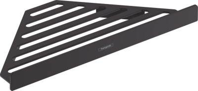 Tablette d'angle AddStoris noir mat HANSGROHE