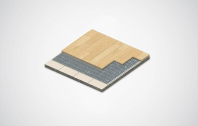 Plancher Rayonnant Electrique Soleka Parquet flottant Version foil chauffant Trame 3 m² 100 W ATLANTIC ELECTRIQUE