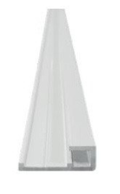Profile de finition blanc prévu pour habiller l'extremité du panneau Prepanel hauteur 2100 mm ROTH