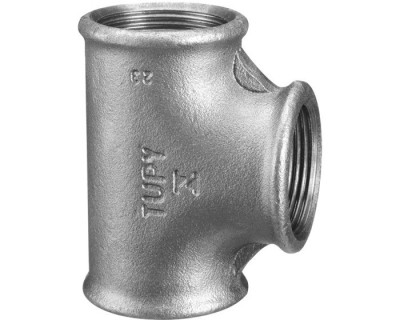 Té 130 fonte malléable noir femelle 66 x 76 SFERACO