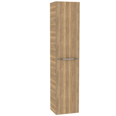 Colonne Plénitude chêne raphia H160 cm 2 portes l35 cm P38 cm