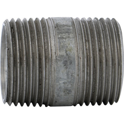 Mamelon 530 tube soudé filetage conique longueur 60mm galva D26 x 34 SFERACO