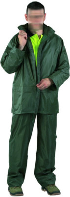 Ensemble de pluie vert 100% polyamide avec enduction PVC taille XXL COVERGUARD