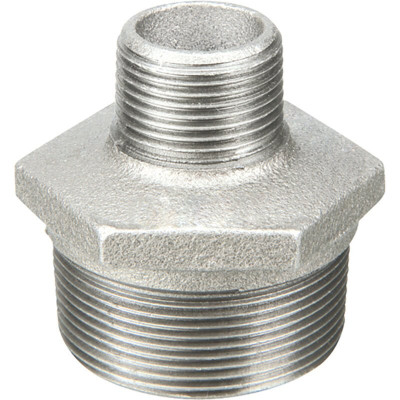 Mamelon réduit 245R fonte malléable noir mâle-mâle 50 x 33 SFERACO