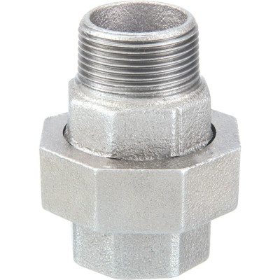  Manchon union à joint conique fonte malléable galvanisée mâle-femelle 341G 12 x 17 mm SFERACO