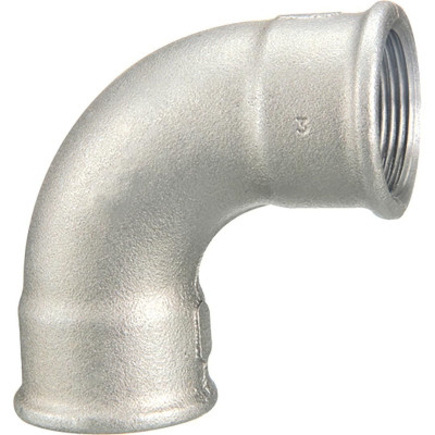 Courbe fonte malléable galvanisée femelle-femelle 2G 90° 40 x 49 mm SFERACO