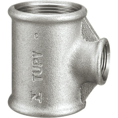 Té réduit fonte malléable galvanisée femelle 130R 33 x 26 x 33 mm SFERACO