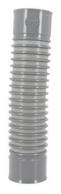Manchette raccordement souple femelle-femelle PVC gris diamètre 50 mm longueur 245 mm NICOLL