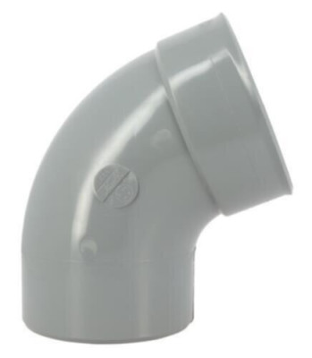 Coude mâle-femelle 67°30 diamètre 160 mm 210 x 170 mm NICOLL