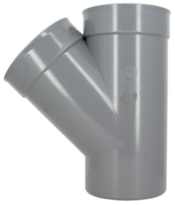 Culotte mâle-femelle 45° simple diamètre 200 mm 400 x 210 mm NICOLL