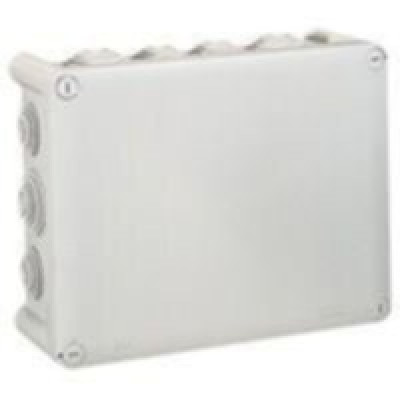 Boîte de dérivation rectangulaire Plexo 220 x 170 x 86 mm fermeture 1/4 de tour gris LEGRAND