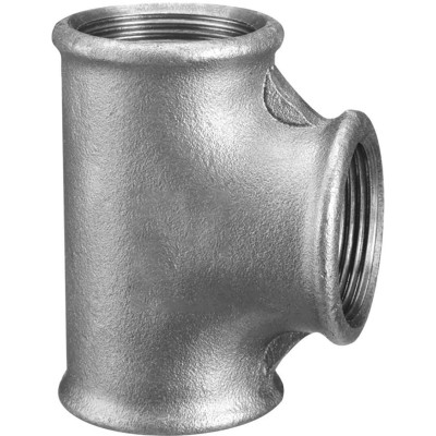 Té égal 130N fonte malléable noir femelle 12 x 17 mm SFERACO