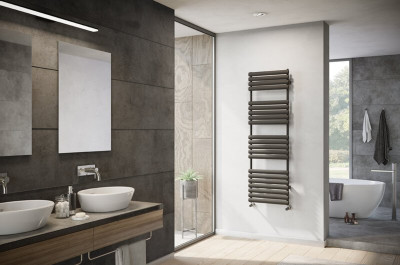 Radiateur sèche-serviette eau chaude Ellipsis 735W IRSAP