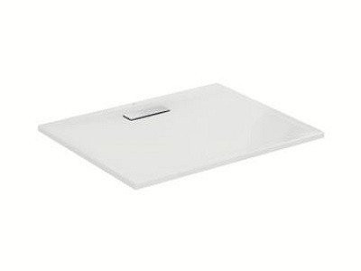 Receveur rectangulaire Ultra Flat New  en acrylique blanc mat 100 x 80 cm IDEAL STANDARD