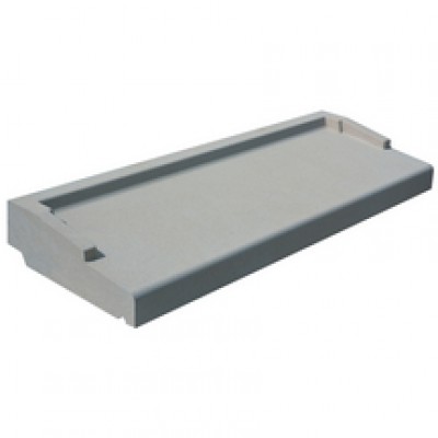 Appui de fenêtre nez arrondie gris 35x170cm