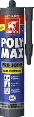 Mastic d'étanchéité POLYMAX PRO JOINT anthracite GRIFFON