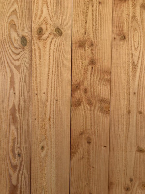 Bardage Douglas scié fin - profil mini chanfrein - 21x155x3950 mm - choix B